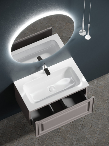 Тумба под раковину Sancos Very VR80SM 79х44,5х40,6 настенная - фото 5